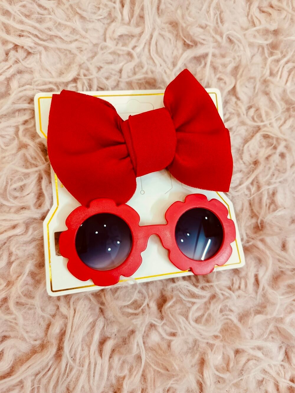 Shein baby headband with glasses set - Image 2