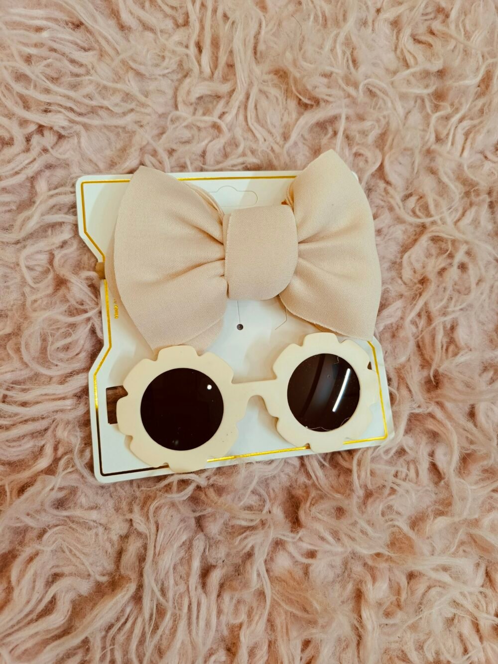 Shein baby headband with glasses set - Image 4