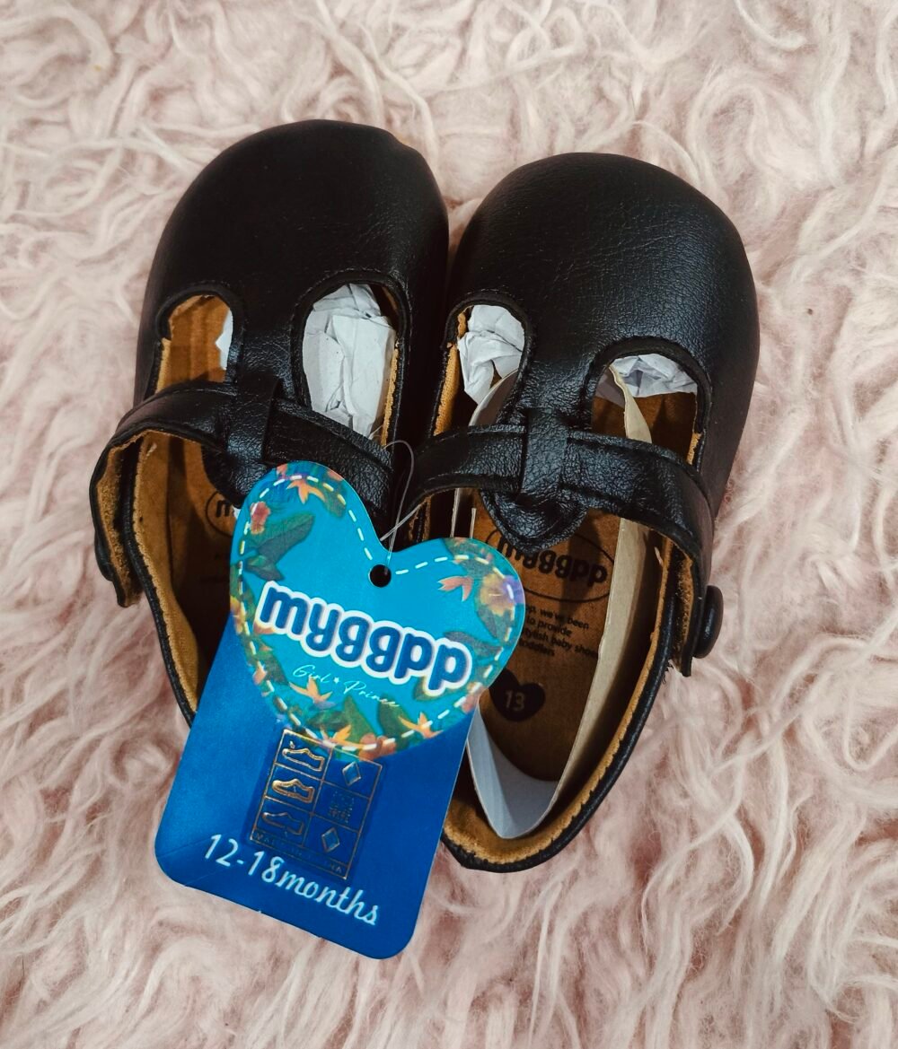 patpat baby girl black pumps - Image 2