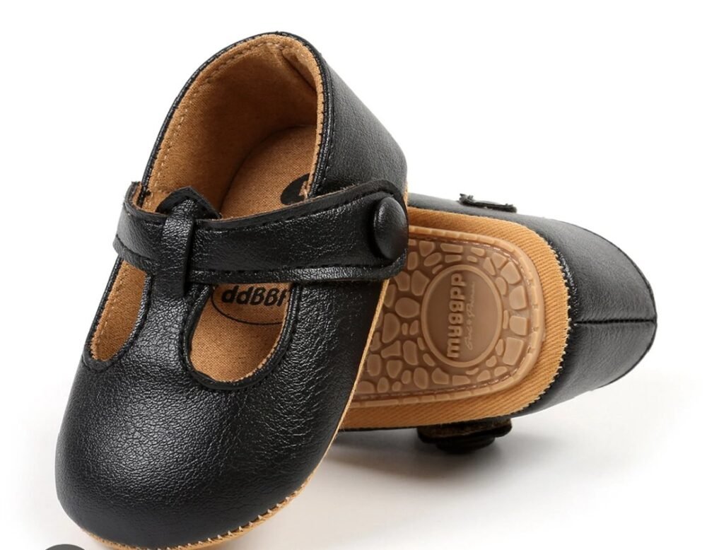 patpat baby girl black pumps - Image 1