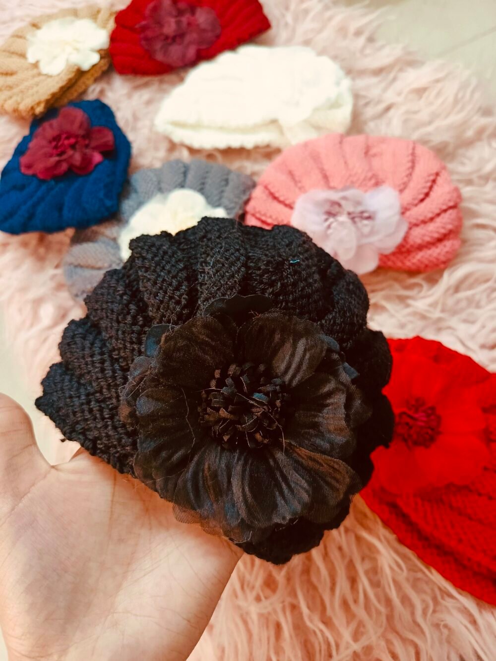 beautiful turban cap for baby girl - Image 4