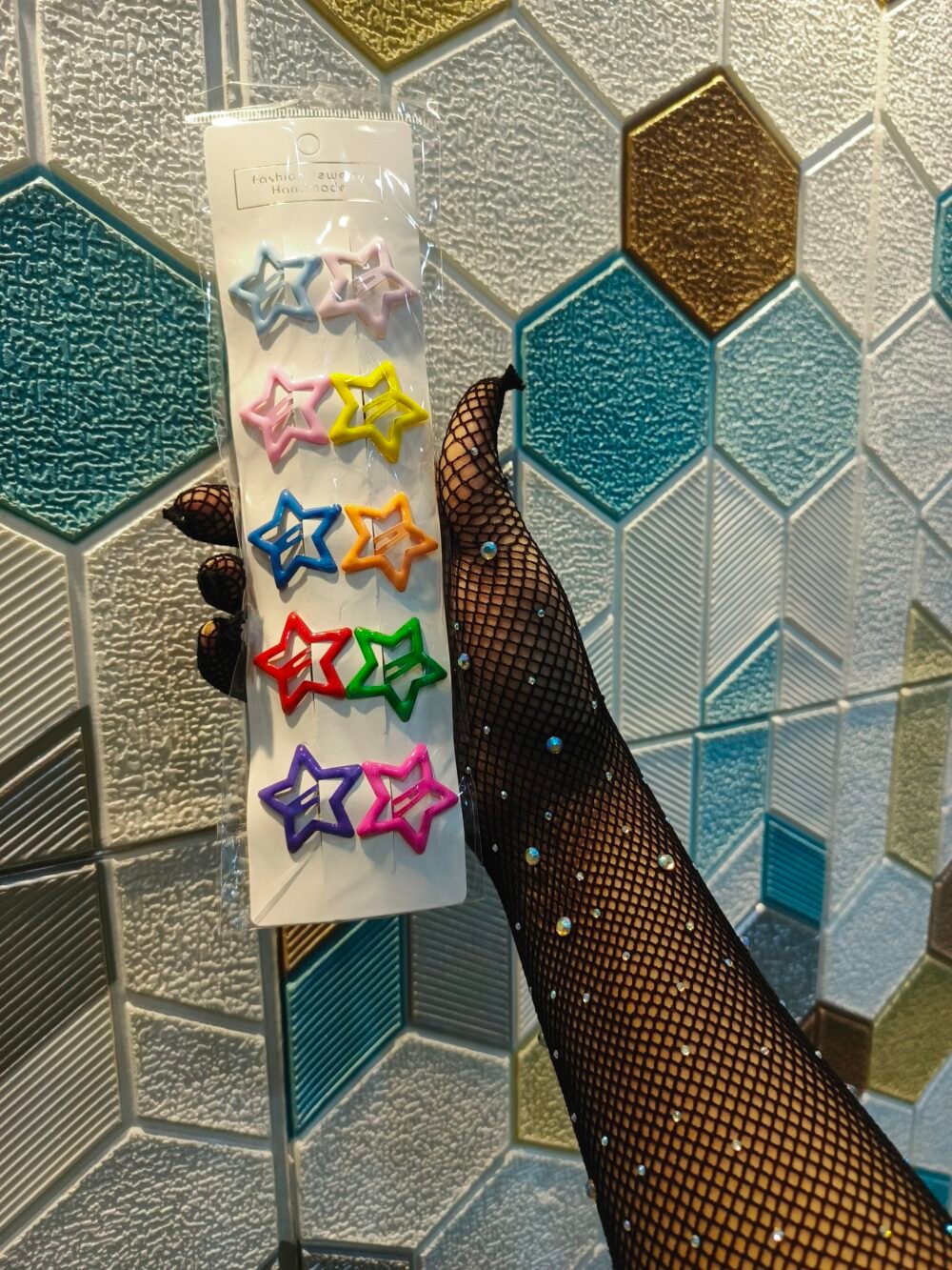 Shein cute star pins 
pack of 10 - Image 2