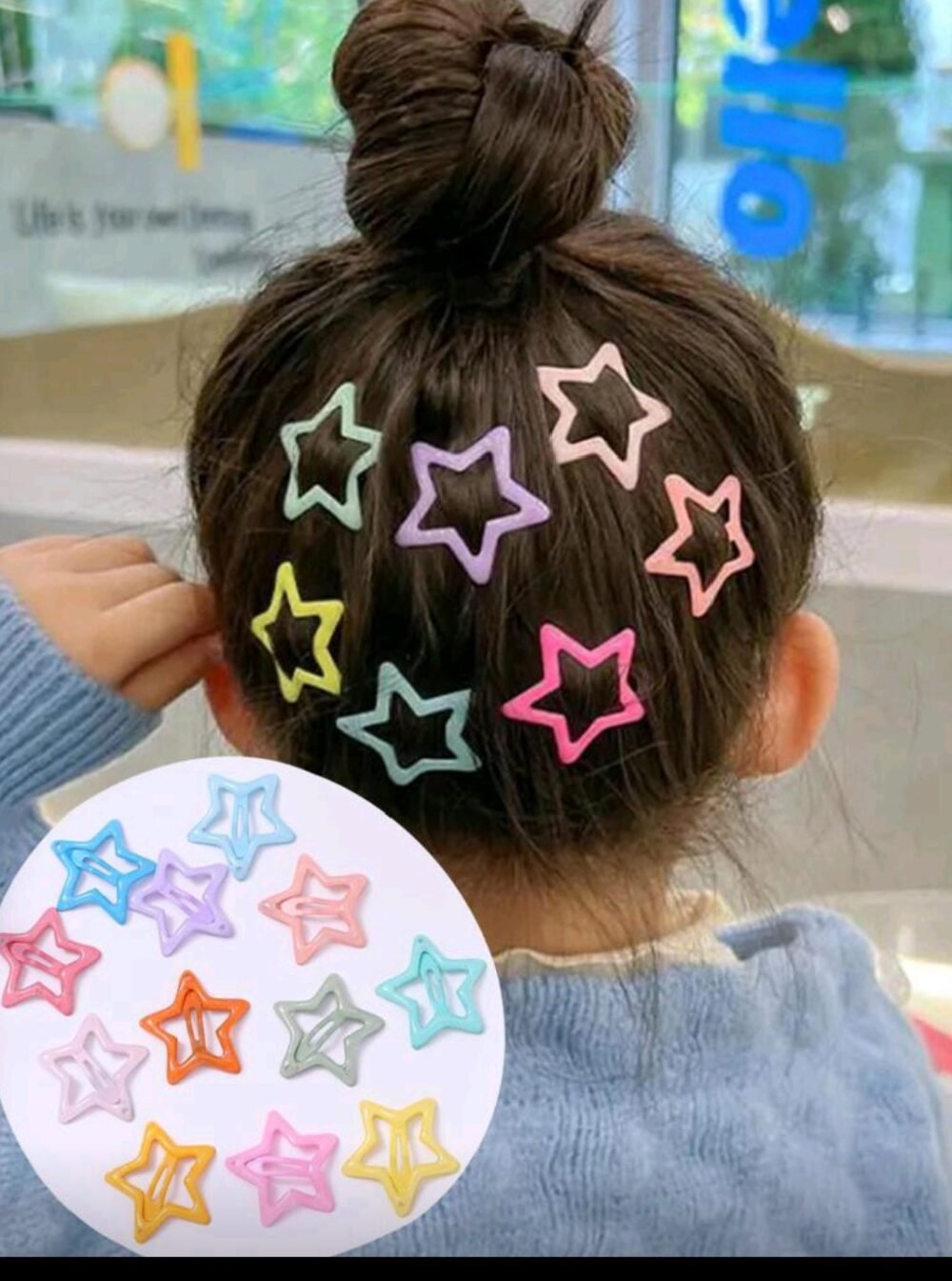Shein cute star pins 
pack of 10 - Image 1