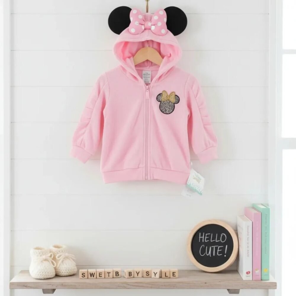 Disney baby girl hoodie
size6-9 month - Image 2