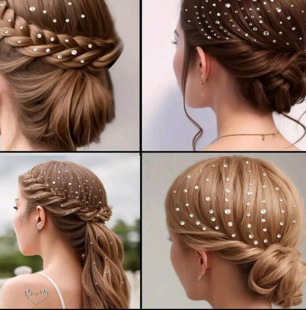 Gemstones for hairs womens,girls,kids
one card - Image 2