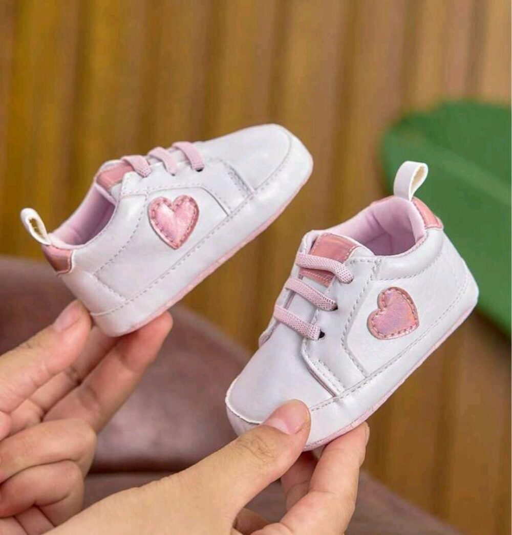 Heart Pattern Unisex Infant Shoes Casual Soft Sole Infant Sneakers Spring Summer Autumn Winter 1 Years Old Walking Shoes - Image 1