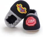 newborn Infant Soft Non-Slip Sole Sneakers,Cartoon Adjustable Slippers,Unisex Baby Boys Girls First Walkers Shoes for 0-6 Months