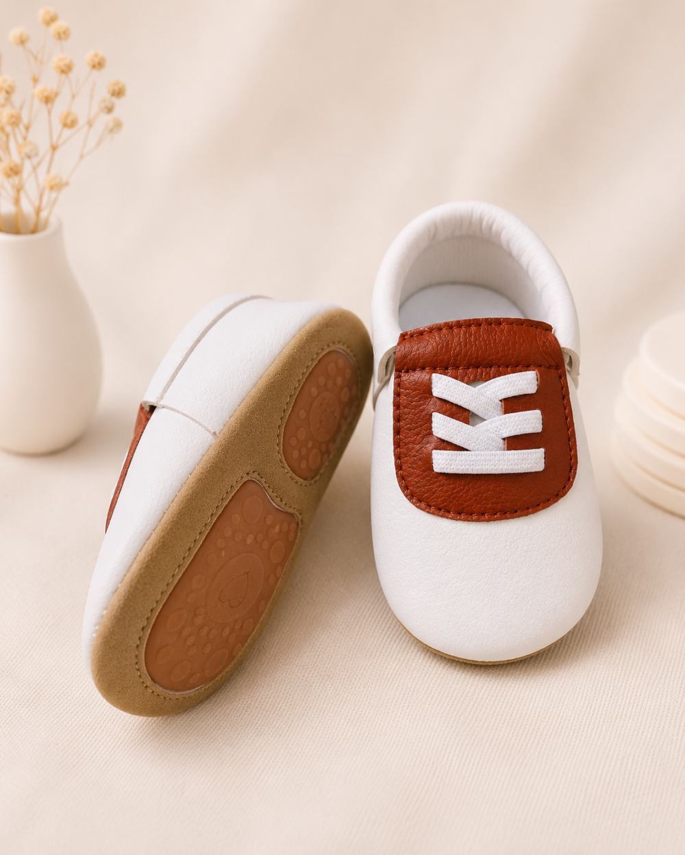 leather baby shoes antislip sole
6-18 month - Image 1