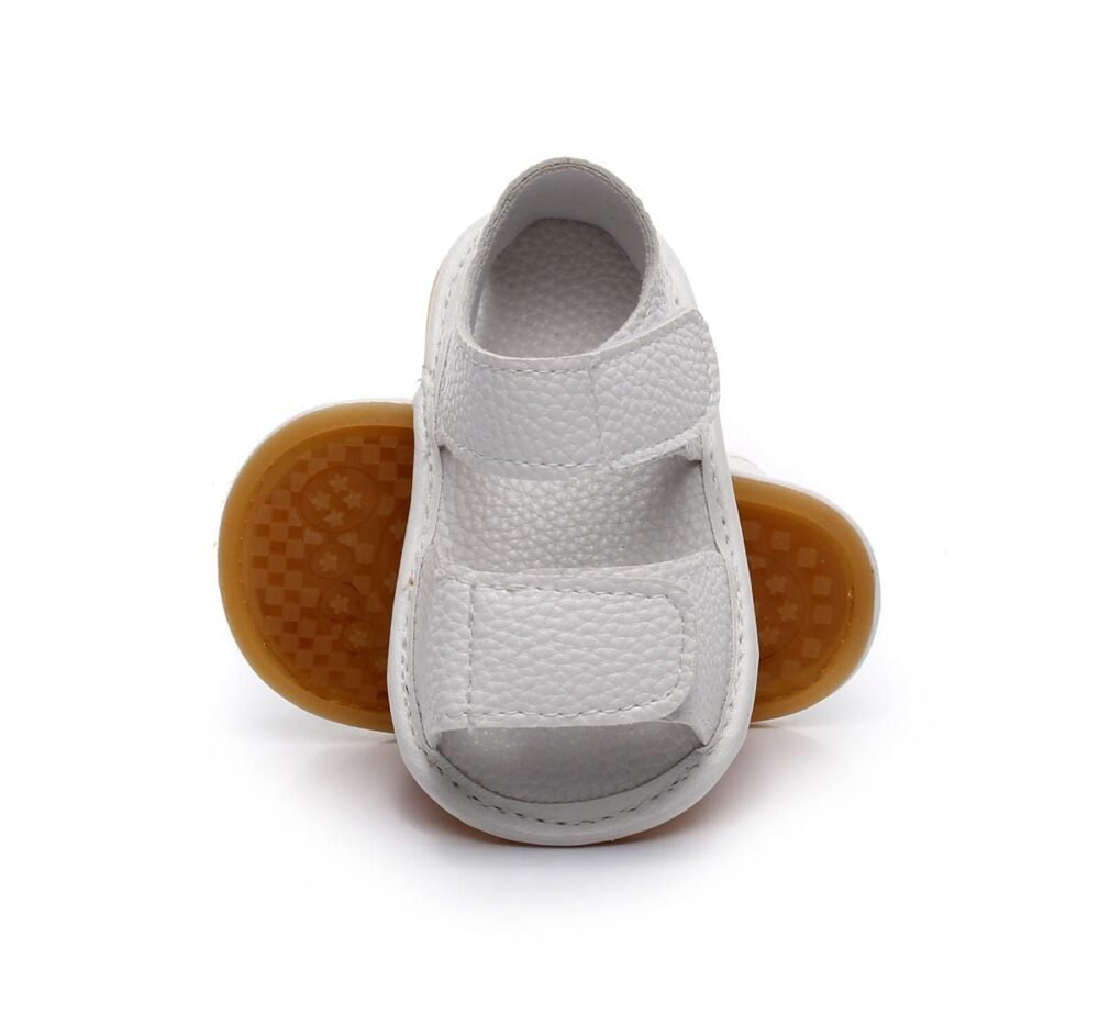 White pu stylish baby summer sandels size4 - Image 1
