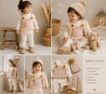 Baby Girl Crochet 3D Floral Decor Ruffle Hem Knitted sweater
1-3 year