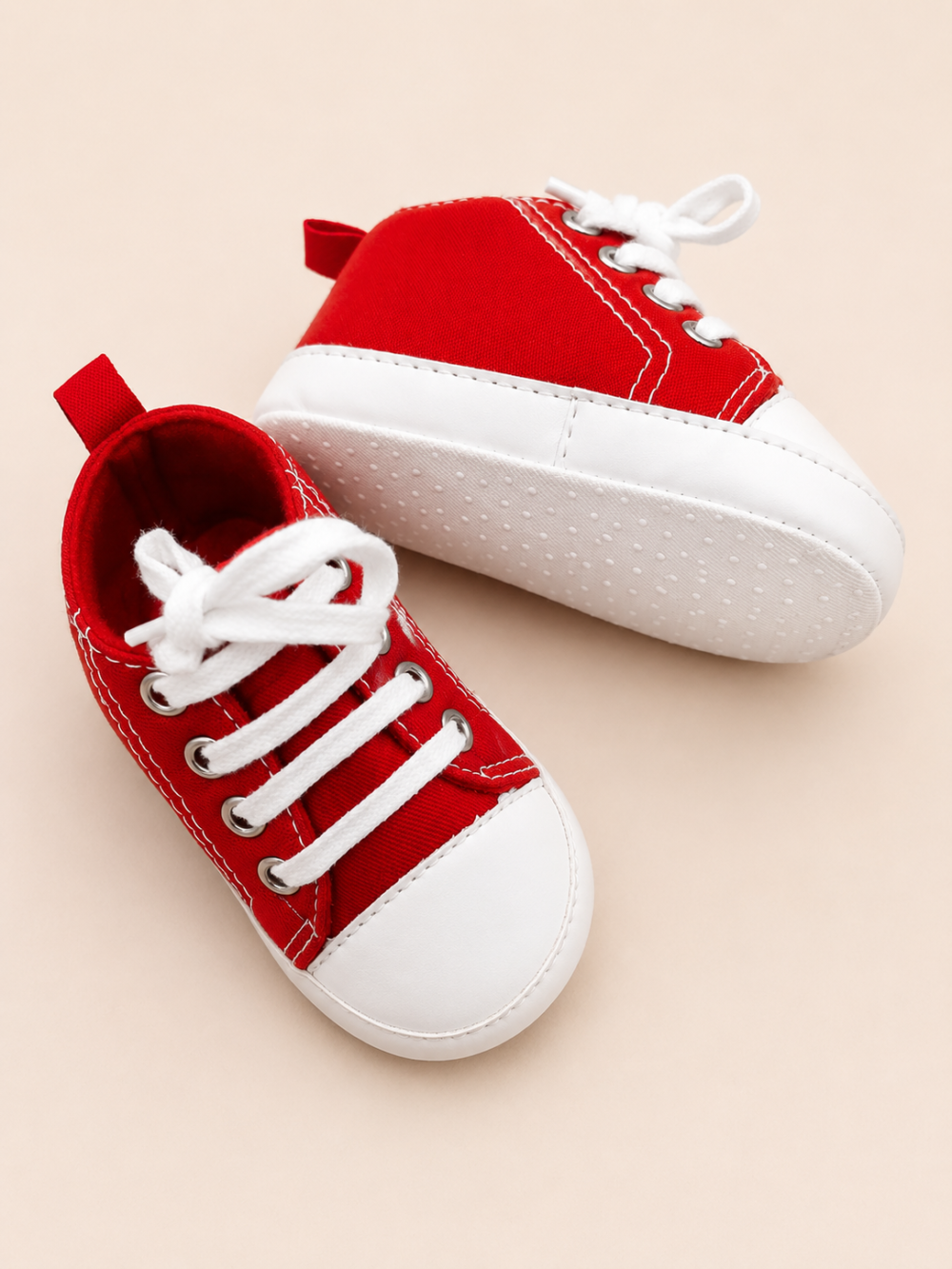 Unisex baby lace shoes  3till 12 month - Image 1