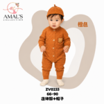 Cozy Knit Baby Romper
Soft & warm knitted romper, perfect for your little one.
Romper only — cap not included - Image 2