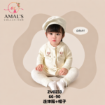 Cozy Knit Baby Romper
Soft & warm knitted romper, perfect for your little one.
Romper with beret cap  included - Image 2