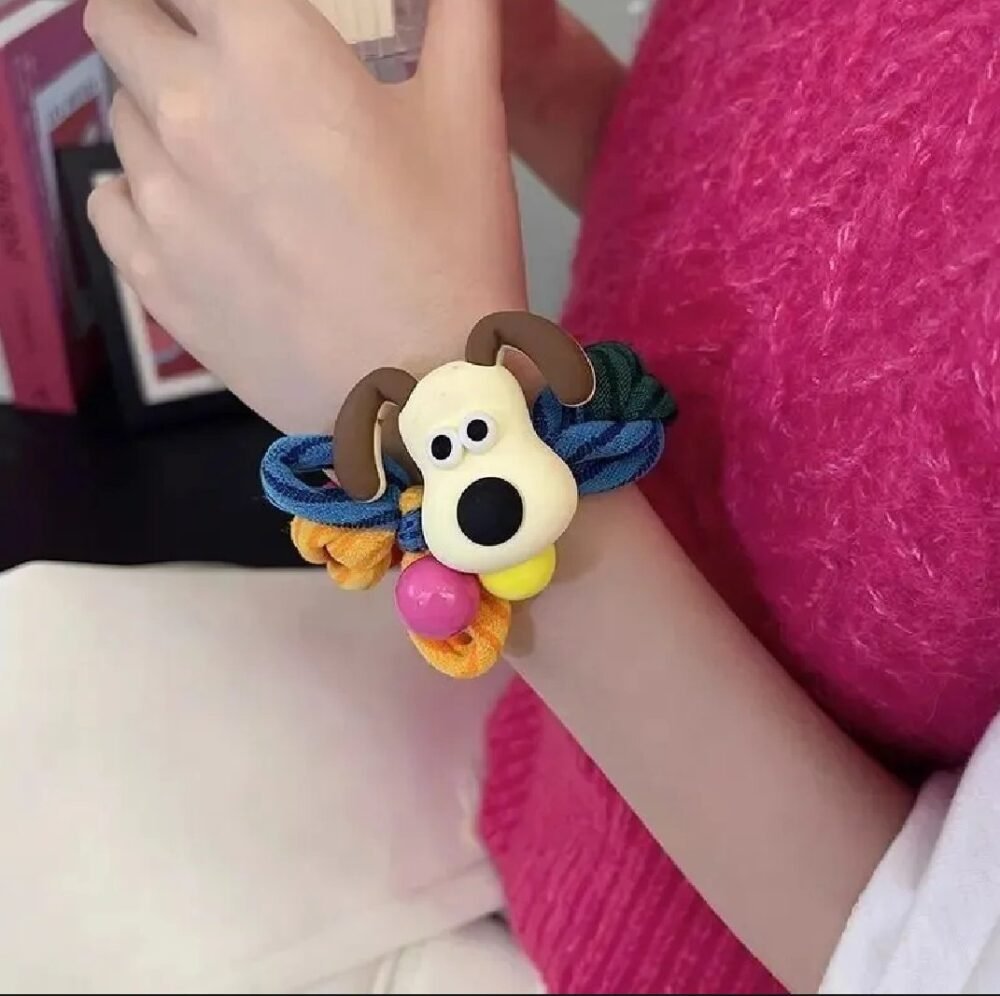 1pc Cute Cartoon Hair Rubber Bands, Lovely Hair Ties for Girls,Also use as hand bracelet - Image 4