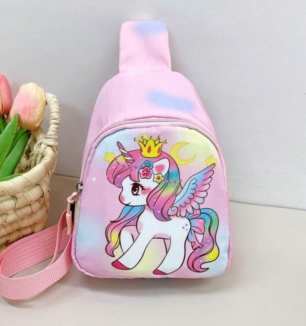 Children's sling trendy character crossbody bag - Image 4