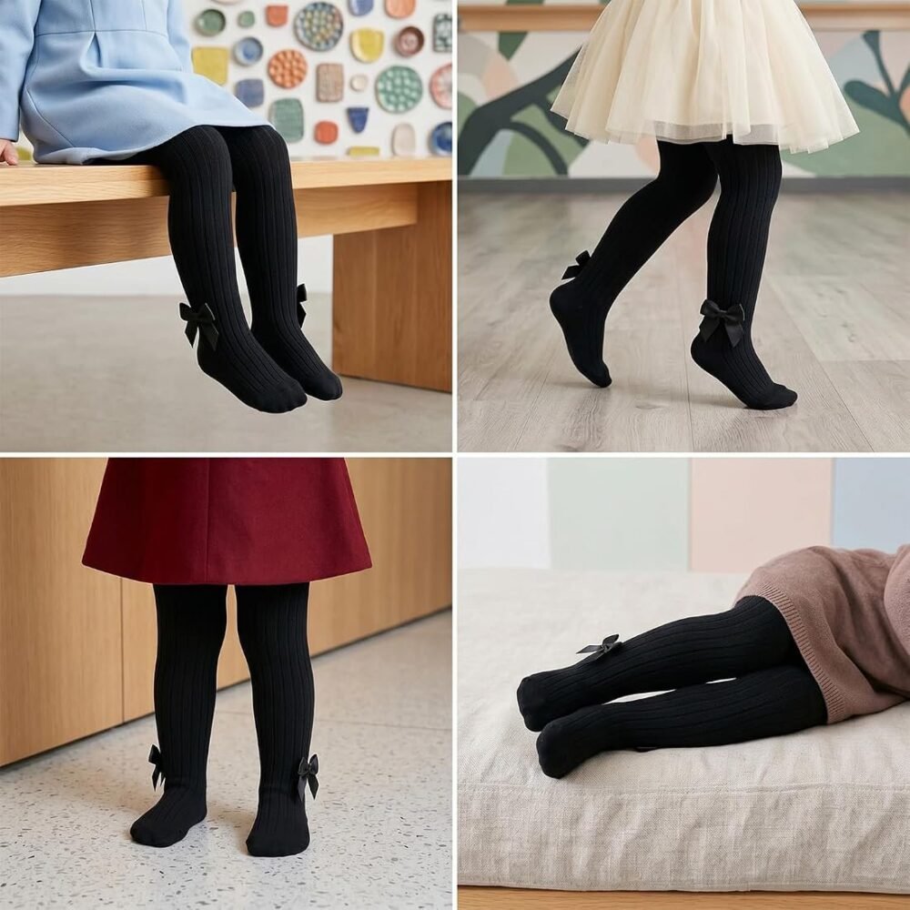 1pc kids baby Girls Comfy Stretch Kids Leggings imported high quality - Image 5