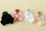 1pair  Bow Anti-Slip cute Baby Socks  booties