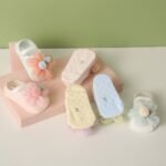 1pair Korean Baby flower booties set - Image 2