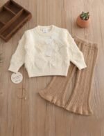 Cute & Cozy 2-Piece Winter Korean Set for Baby kids  Girls