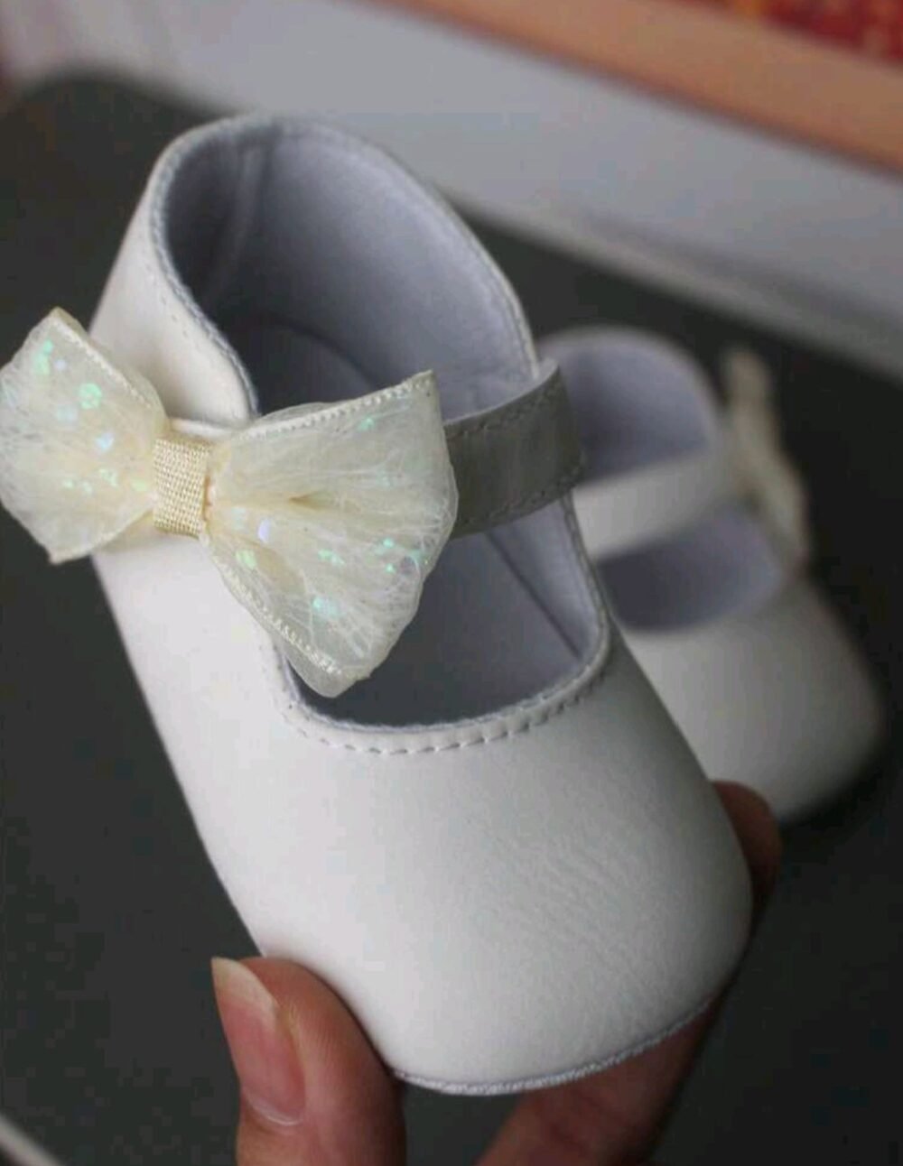 Baby girl adorable bow shoes - Image 2